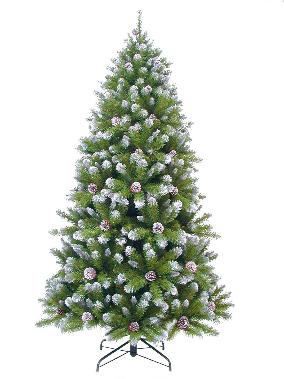 Empress Spruce Frosted Met Dennenappels