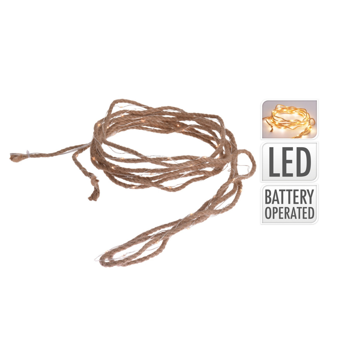 Jute Touw LED (5 Meter)